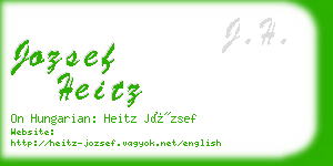 jozsef heitz business card